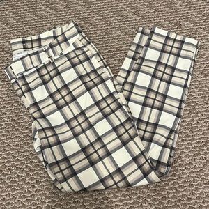 Old Navy Pixie plaid pants size 2 regular